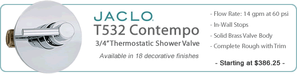 Jaclo T532 Thermostatic Shower Valve